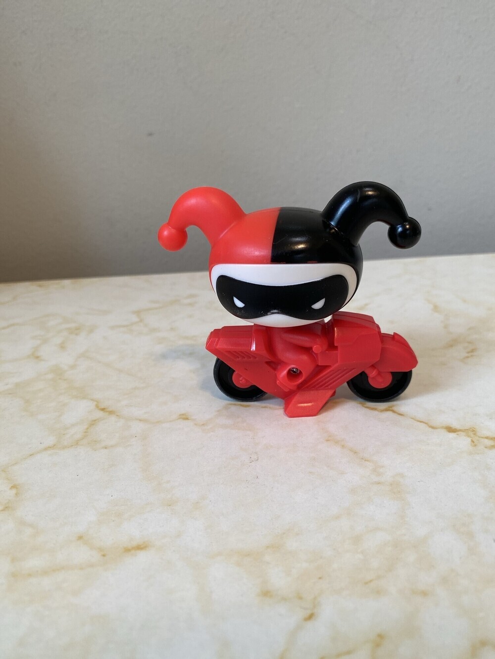 Sonic DC Harley Quinn Motorcycle Figure Toy Red Black